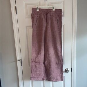 Athleta Mauve Wide-Leg Pants